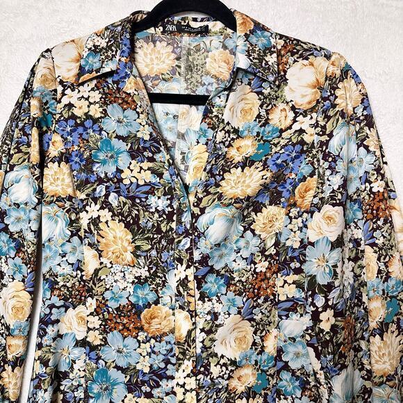 ZARA FLORAL PRINTED MINI DRESS SIZE Small 2148/415 Blogger Favorite - Picture 10 of 12